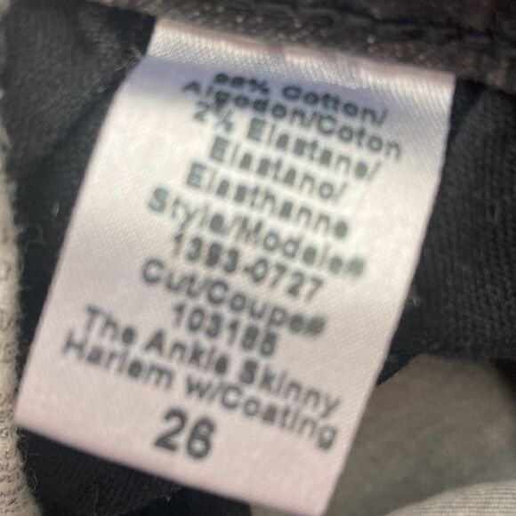 Current Elliott Black Snakeskin ankle skinny jeans Size 26 - Picture 6 of 10